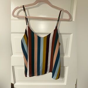 Leith Multicolor Striped Camisole